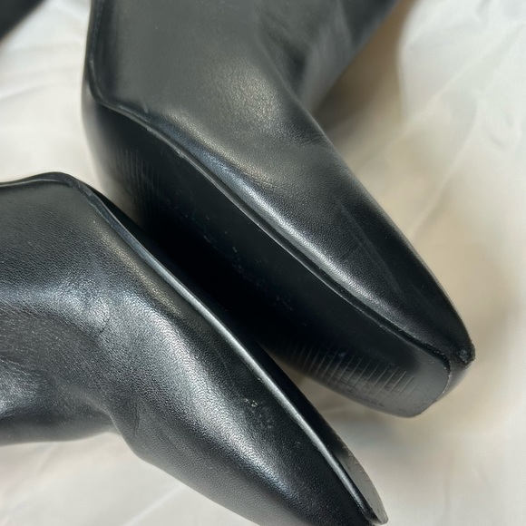 Marc Fisher Fellie Bootie Ankle Boot Black Leather Sz 8.5 - Picture 6 of 9